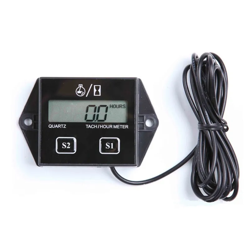 

Car Tachometer Gauge Tach Hour Meter LCD Engine Counter For all 2 4 stroke Gasoline engine Waterproof for Motorcycle SUV