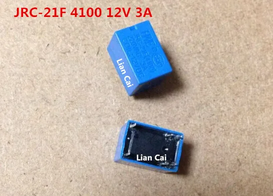 10pcs Miniature PCB Relay JRC 21F 4100 DC 12V 3A 6 Pins-in Relays from ...