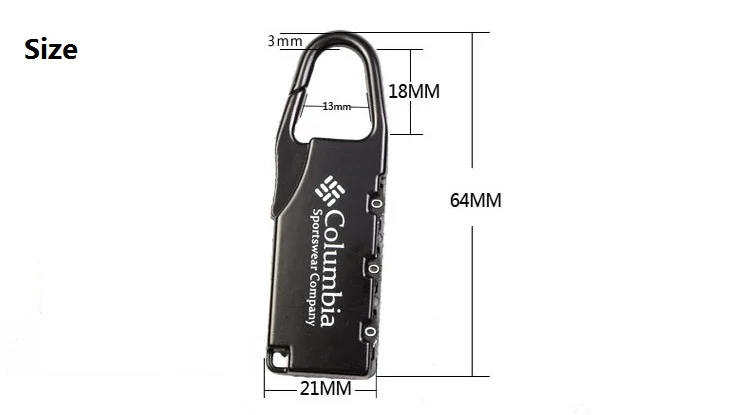  Mini Combination Code Number Padlock (5)
