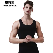 AOMLEMENT брендовая майка нижнее белье мужское хлопковое однотонное нижнее белье без рукавов Мужская одежда Ropa Interior Hombre сексуальное боди