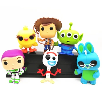 

6Pcs/Set Disney Movie Toy Story 4 Cartoon Toy Woody Buzz Lightyear Jessie Rex Action Figures Toys PVC Dolls Great Gift 8-13cm