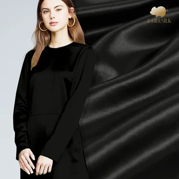 

Silk Satin fabric 26mm black