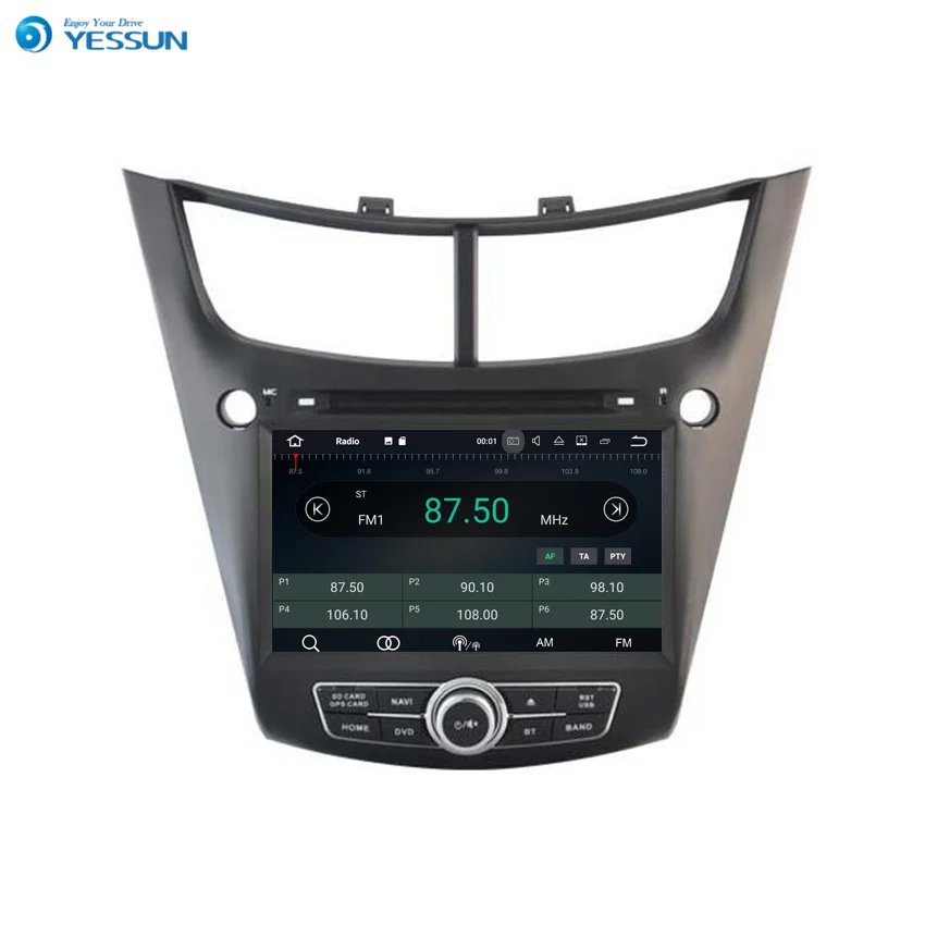 Discount YESSUN For Chevrolet Sail 2015 Android Car GPS Navigation DVD player Multimedia Audio Video Radio Multi-Touch Screen 1