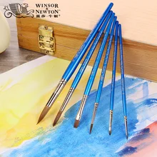 WINSOR& NEWTON норковые кисти для волос гуашь и акварельные кисти товары для рукоделия 6 шт./лот