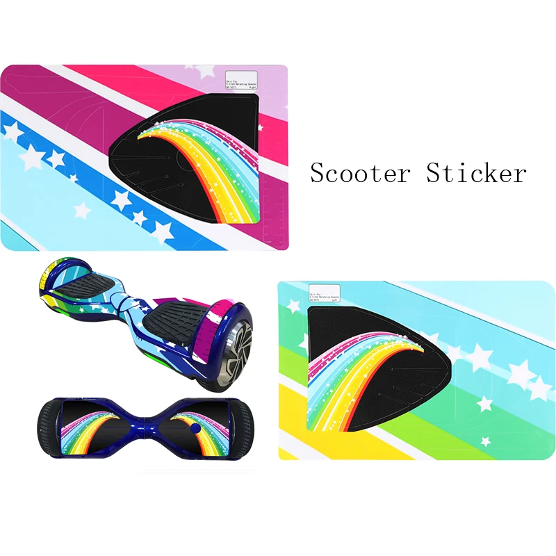 1Set Cool Self Balancing Two Wheel Scooter Skin Cover Hover Skate Board