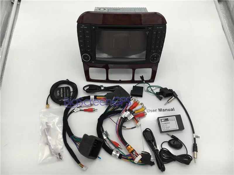 Top Android 7.1 Car CD DVD Player GP For Mercedes Benz S Class W220 1998-2005 S280 S320 S350 S430 S500 S600 Autoradio Stereo Unit 7