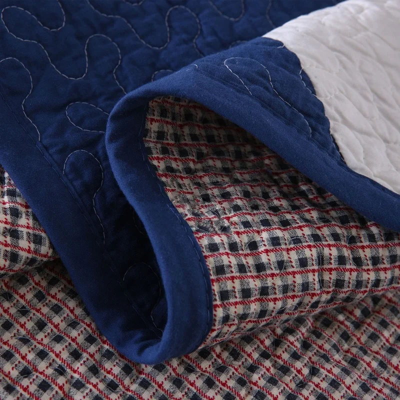 CHAUSUB хлопковое покрывало комплект из 3 предметов британский флаг ручная работа