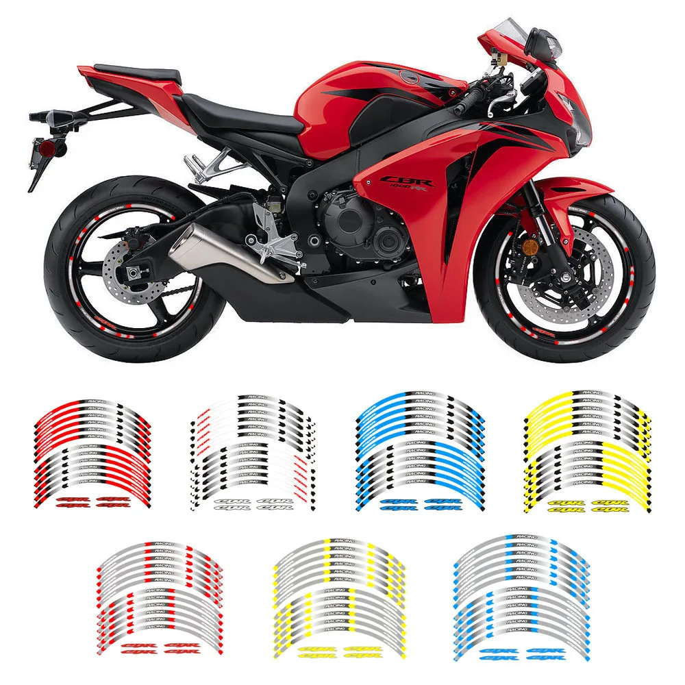Наклейка на колесо мотоцикла светоотражающий обод подходит для Honda CBR RR CBR1000 600RR 650R