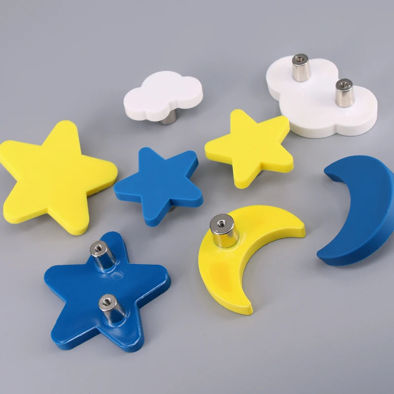 1x Children Room Soft Cartoon Furniture Handles Drawer Handles