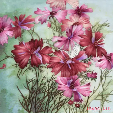 

DIY 100% Mulberry Silk Suzhou Embroidery Sets Printed Patterns Needlework Kits Flower Pink