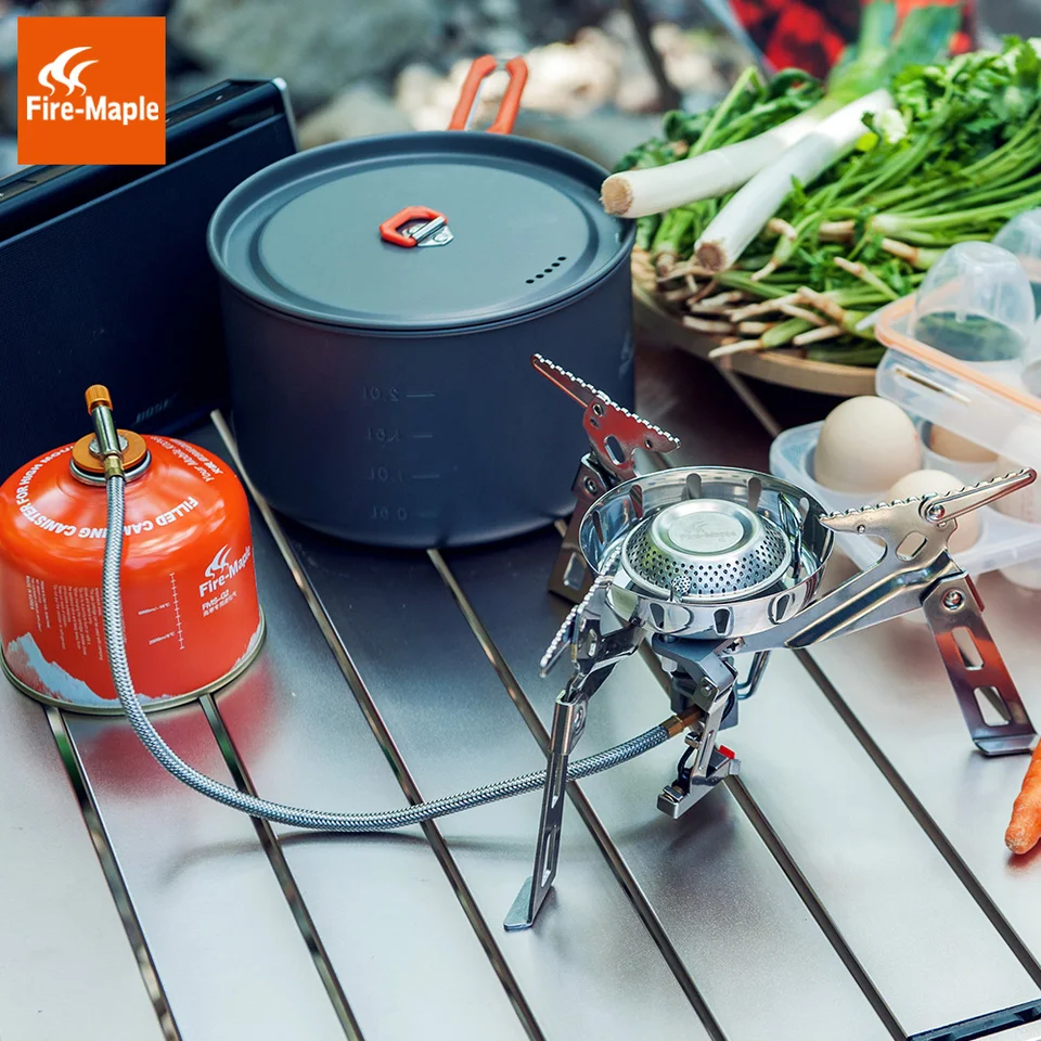 Camping 3500W cuisinière à gaz chauffage touristique brûleur pique