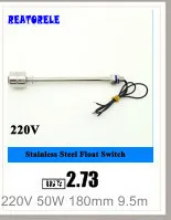 220 В 10 Вт 120 мм Поплавковый выключатель из нержавеющей стали SFS12010-2 SUS304 датчик уровня воды и жидкости автоматический плавающий переключатель ES6010