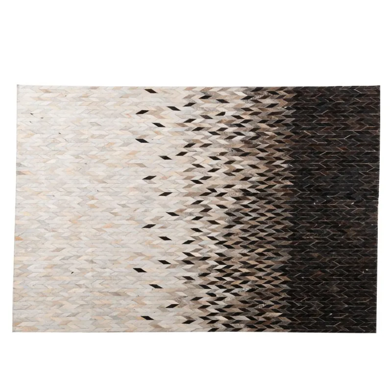 Нордический стиль, роскошный ковер из воловьей кожи ручной работы с seamed patchwor, натуральный меховой ковер для украшения гостиной офисный ковёр