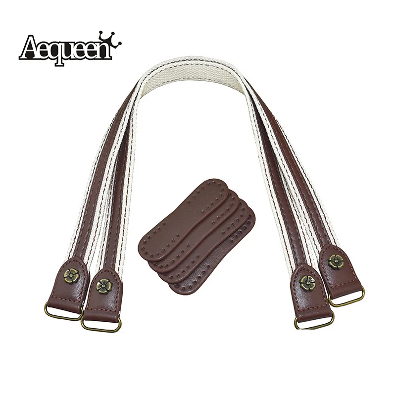 

AEQUEEN 50CM Bag Handle For Women Handbag DIY Replacement Bag Strap Leather Bags Handle Shoulder Belt Bag Accessories Parts
