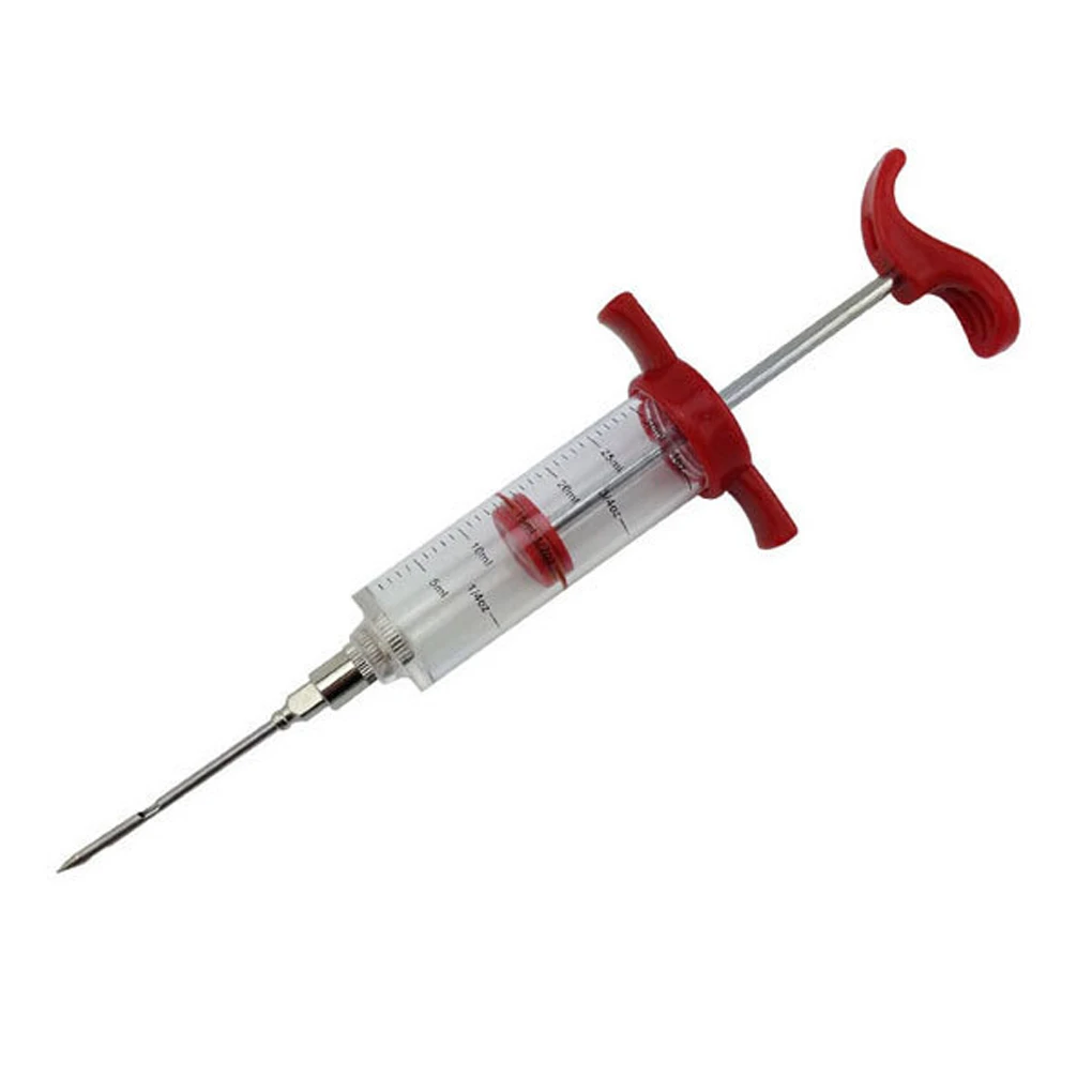 

2019 Marinade Injector Flavor Syringe Cooking Meat Poultry Xmas Turkey BBQ Tools
