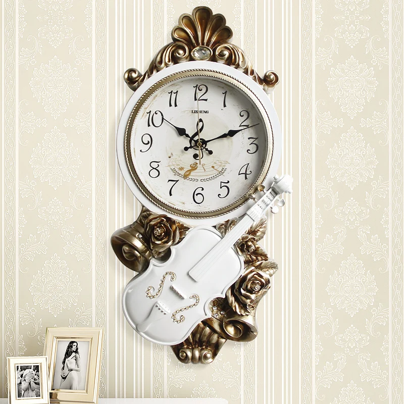 Wall Clock Minimalist Silent Clock Color:E-30X61.5cm