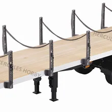 [HERCULES HOBBY] TAMIYA тягач 1/14 Масштаб 2 оси бортовой полуприцеп Сделано в Китае