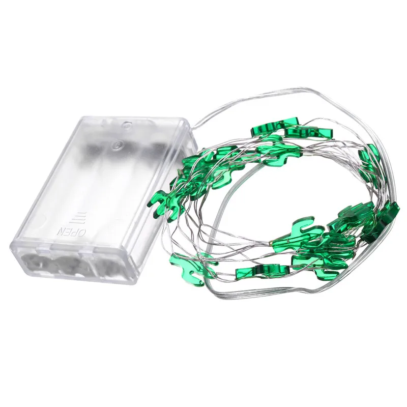 

230CM Cactus 10 LED String Light Christmas Battery Powered LED Fairy String Light Lamp Wedding Party Outdoor Indoor Decoration