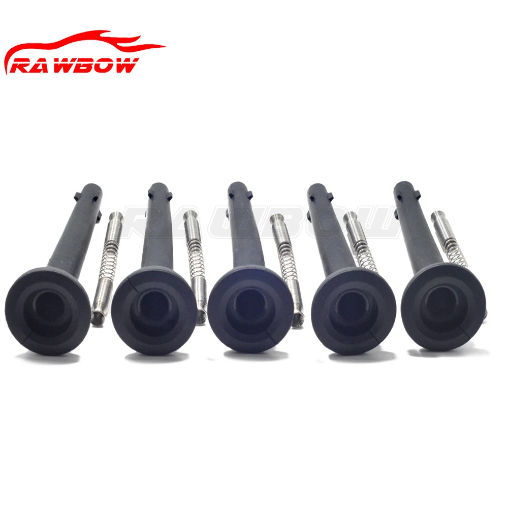 

4PCS OE 22448CJ00A Ignition Coil Rubber Boots for N issan Tiida 2007-2013 1.8L MR18DE X-Trail 08-10 With Spring
