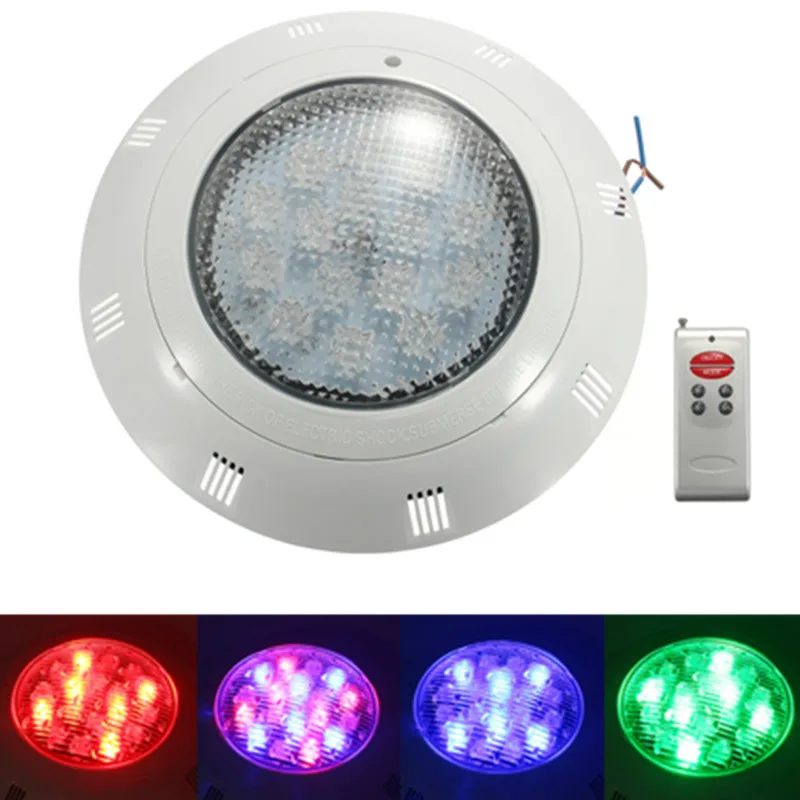 

12V 45W RGB Led Swimming Pool Light IP68 Waterproof Outdoor Wall Mounted UnderWater Light Pond Led Spotlight Lamp