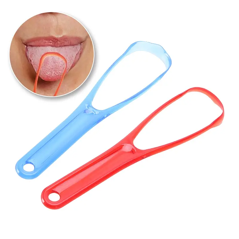 1Pc Oral Hygiene Cleaner Tongue Brush Tongue Scraper Cleaning Tongue