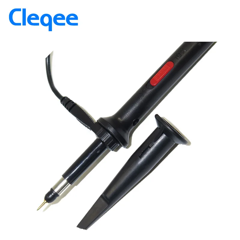 Cleqee P7100 1 шт. Oscillo щуп для осциллографа 100 МГц BNC защитный Кепки щуп для осциллографа X1/X10 DC-100MHz