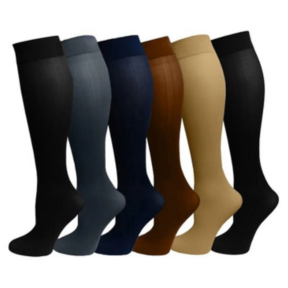

socks woman socks long Compression Sock Women Unisex Sports Travel Shin Splints Below Knee High Sock medias de mujer A75