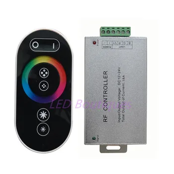 

Free shipping wholesale 1 pcs DC12-24V 18A 6keys led RF rgb touch panel controller for 3528 5050 2835 led strip lights lighting