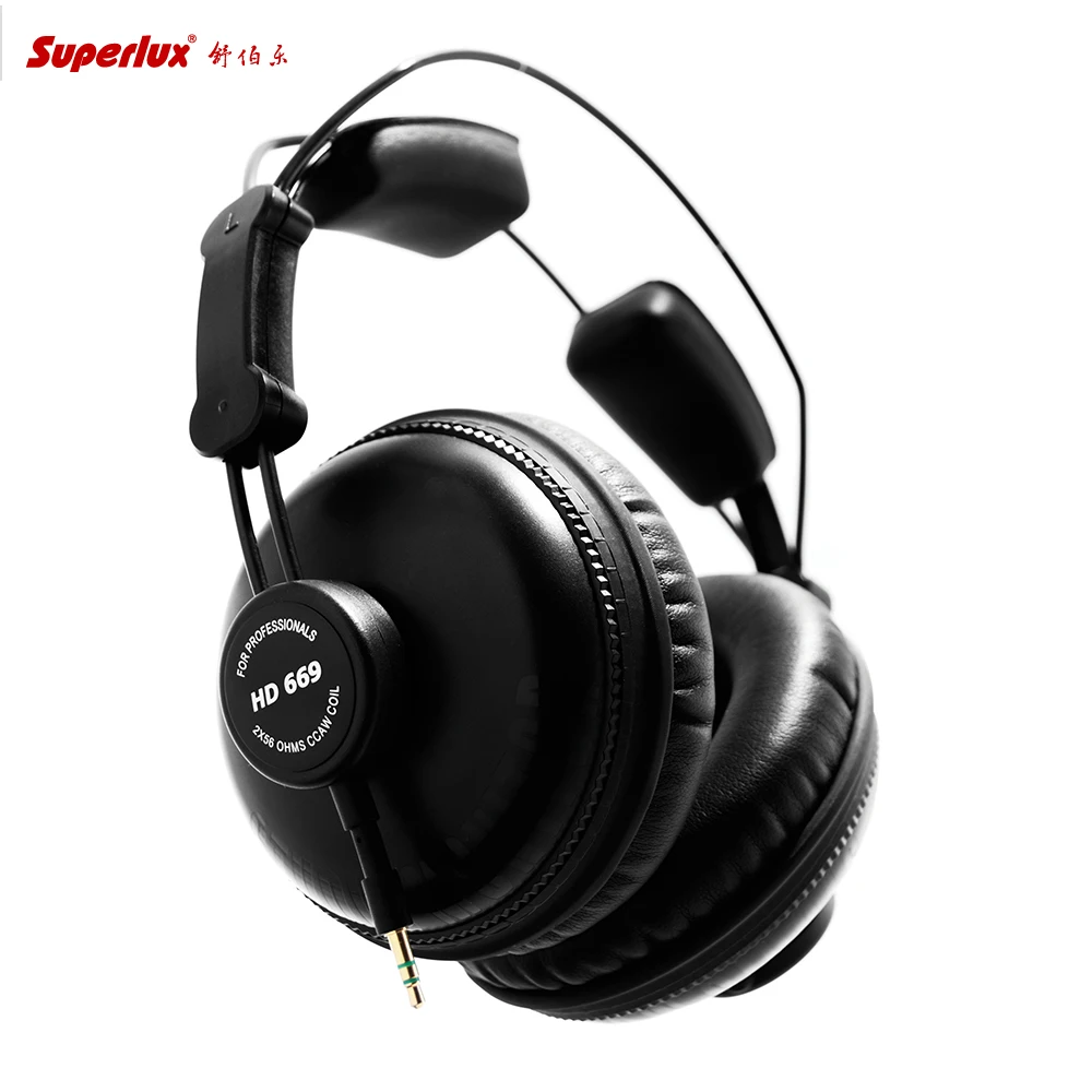 Superlux HD669 профессиональная студийная запись монитор закрытые задние наушники шумоподавление Гарнитура музыкальная студия игровая гарнитура