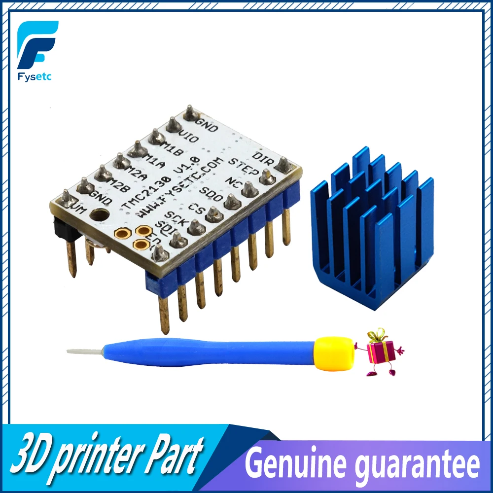 TMC2100 V1.3 TMC2130 TMC2208 V1.2 محرك متدرج StepStick كتم سائق الصامت ممتازة الاستقرار حماية ل 3d طابعة أجزاء
