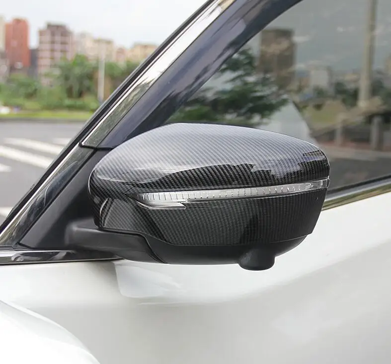 Аксессуары для Nissan Murano 2015 2016 2017 2018 2019 ABS углеродное волокно накладка на зеркало