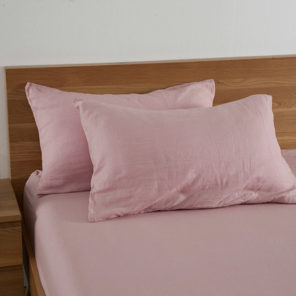 

Free Shipping Terse Envelope European Linen Pillowcase With Fine Handfeel 100% Nature Linen Fabric