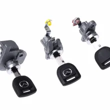 Автомобильная Центральная сердцевина дверного замка для Mazda 3 6 Summit Axela Atenza Замена с ключом передний левый Автомобильный Замок