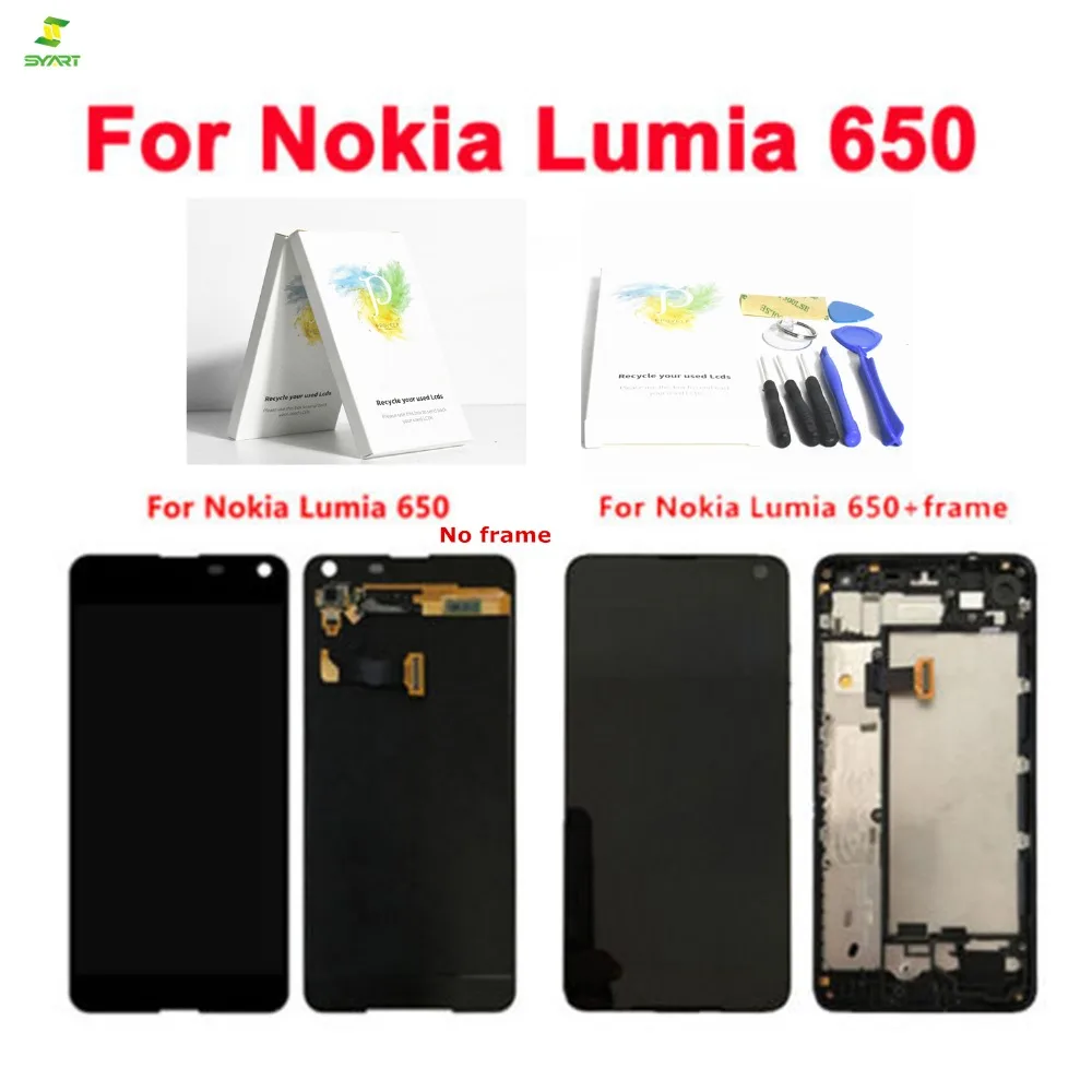 ЖК дисплей для Nokia Lumia 650 435 925 в сборе дигитайзер Рамка сенсорный экран|Экраны