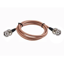 Superbat BNC штекер к BNC ST RF коаксиальный косичка соединительный кабель RG142 3 фута 1 м Длина