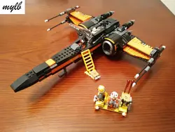 Mylb Звездных войн первый заказ POE X-wing Fighter собраны игрушка строительные Конструкторы Игрушечные лошадки для детей