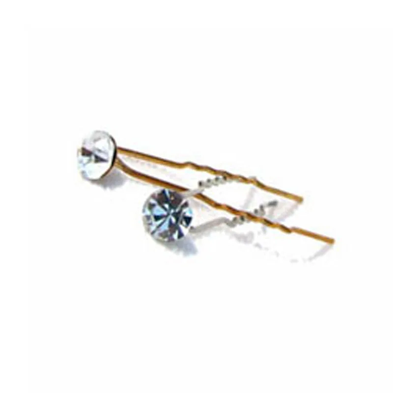 

Crystal charm mini hair fork fashion hair prom party headpieces wedding jewelry accessories 30pcs x