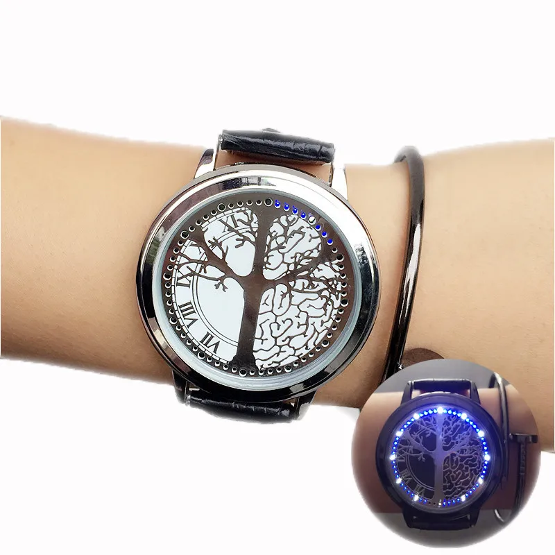 simple black digital watch