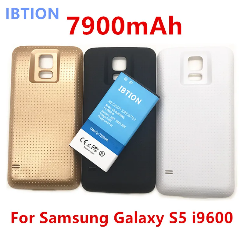 Ibtion EB-BG900BBC 7800 мА/ч, высокое качество Батарея для Samsung Galaxy S5 S 5 GT i9600 G900 SM G900A G900H G900F+ батарея, батарея чехол с зарядкой