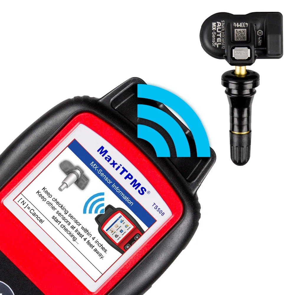 Autel TS508K OBD2 Премиум TPMS Сервис Инструмент активирует программа датчика давления в