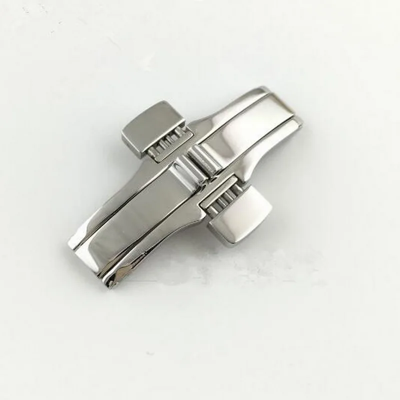 

304 Metal Watch Band Buckle 5 x 22mm Watchband Strap Silver Stainless Steel Clasp Butterfly Button For TISSOT Other watches