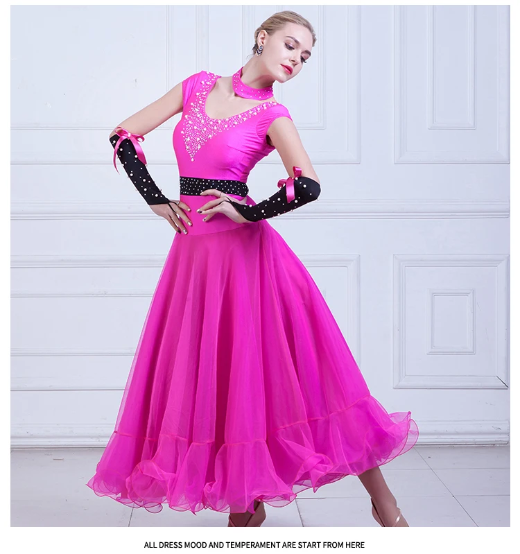 Новое Бальное Платье, для вальса Современная танцевальное бальное платье Танцы производительность платья стандартный бальный зал Одежда