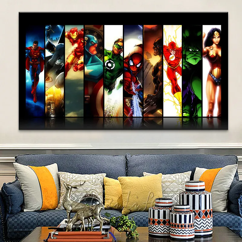 Marvel poster avengers comic Super Heroes Poster