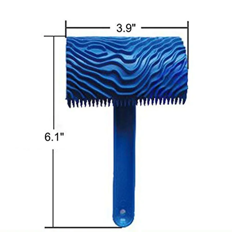 Imitation Wood Pattern Tool Set Eg300T 7 Inch Rubber Roller+ Ms16 Imitation Realistic Wood Grain Tool Wood Grain Coating Embo