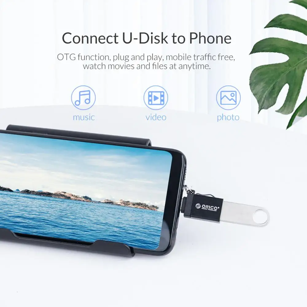 Адаптер ORICO OTG USB Type C Micro To для телефона Macbook ноутбука зарядного устройства