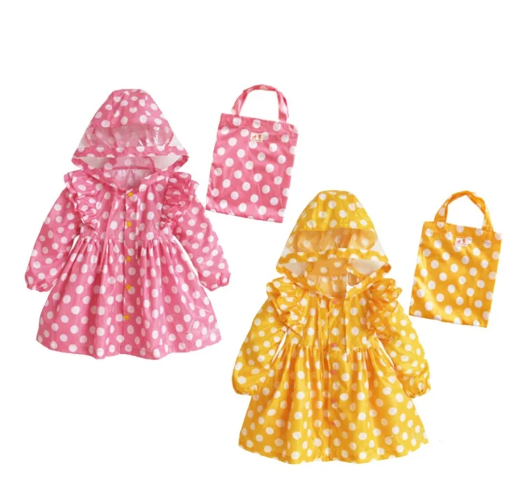 WINSTBROK/детский плащ; коллекция года; непромокаемая одежда для девочек; плащ для пеших прогулок; детский Модный Плащ-дождевик; детский дождевик