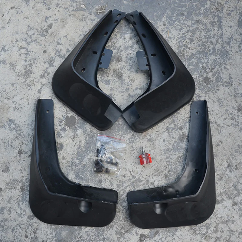 

Free Shipping High Quality ABS Plastics Automobile Fender Mudguards Mud Flaps For 2011-2015 Hyundai Sonata