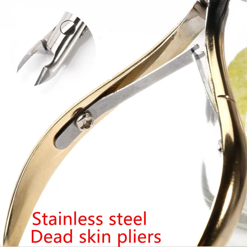 

Stainless Steel Nail Nipper Durable Sharp Nail Clippers Nipper Cuticle Long Jaw Cutters for Thick Nails Dead Skin