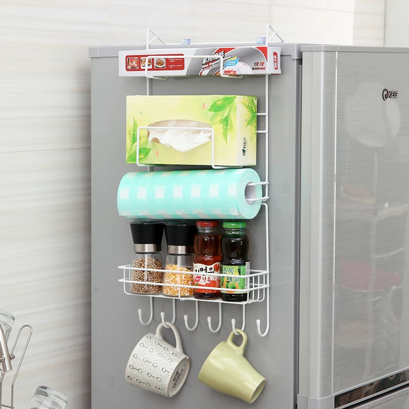 Kitchen Side Shelf Rack Sidewall Multipurpose Shelf Crack Storage Rack