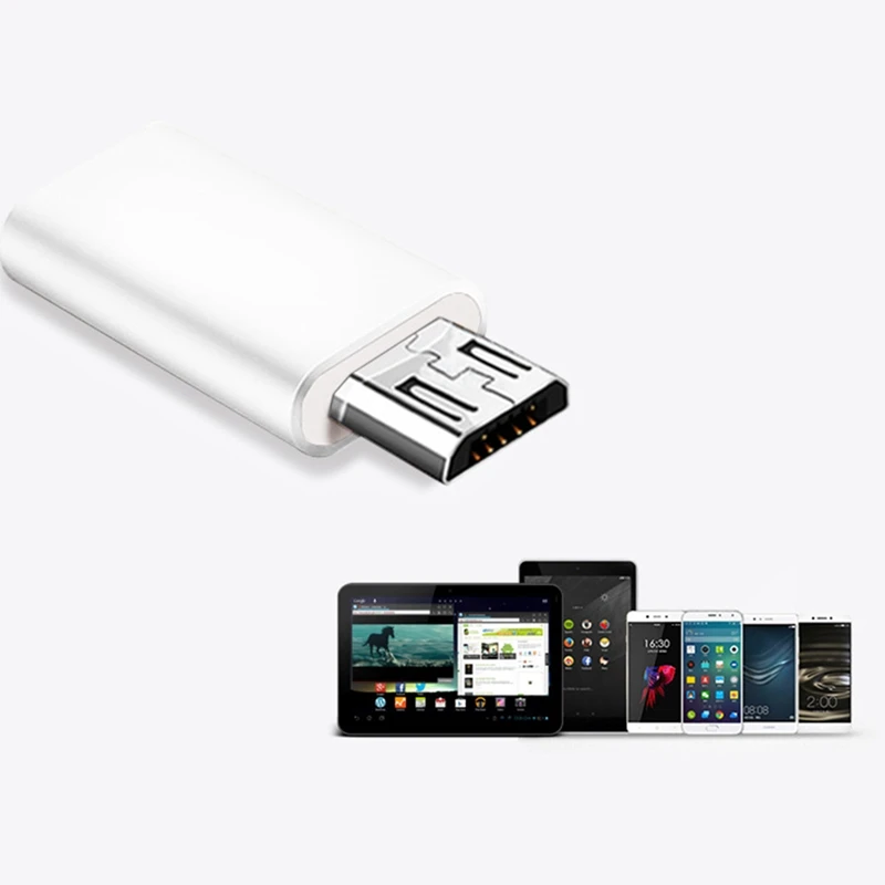 Type-C гнездовой разъем для Micro USB 2,0 Мужской USB 3,1 конвертер данных высокоскоростной адаптер Android сертифицированные аксессуары для мобильных телефонов
